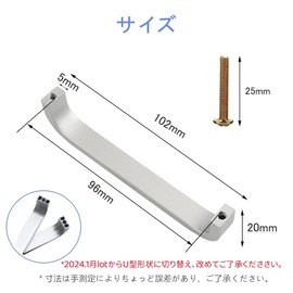 YFFSFDC 96mm Shaft Door Handle Cupboard Cabinet Pull Handle Pull Handle Drawer Knob Hardware Knobs Door Cabinet Aluminum Alloy 10pcs + 20pcs Screws