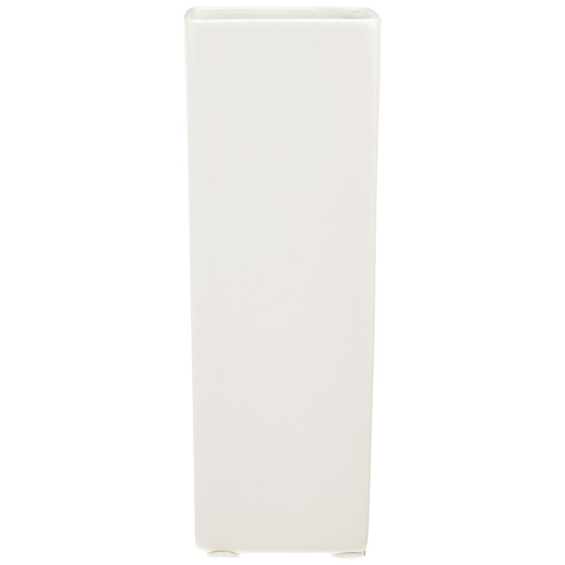 H2O Ceramic Vase S H1488 Horn White