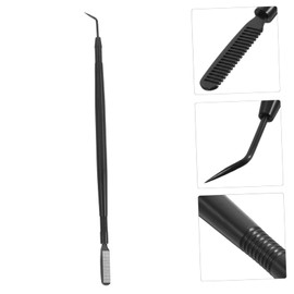 FRCOLOR Heated Eyelash Lift Tool Stainless Steel Eyelash Grafting Stick with Ergonomic Handle for Curling Tinting Eyelash Extension for Makeup Salons and Professionals