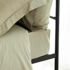 Fantasy Moss Green Fitted Sheet 140 x 200 cm