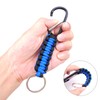 Luzoybo 10PCS Paracode Keychain with Carabiner Clips for Keys Backpack,