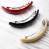 Large French Hair Pin Retro Hair Clasp,Acetate Barrettes for Women