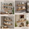 Marsmiles 36 inch Floating Shelves for Wall Elm Wood Live