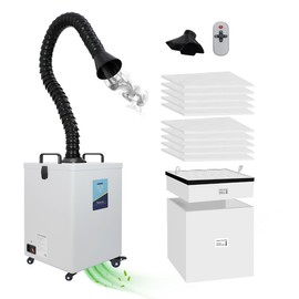 FumeClear Duct Hose fume extractor retractable heat resistant duct hose, 78 inches long. (50mm Diameter) Suitable for laser engraving machine enclosures with connection ports of less than 50mm.
