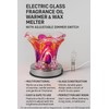 Jane Bernard Electric Glass Fragrance Oil Warmer & Wax Melter
