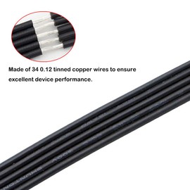 Molex 4 Pin Male to SATA Female Power Supply Cable, YiKaiEn 15 Pin SATA Power Splitter Converter Adapter Cable Hard Drive HDD SSD Extension Cable 8.6inch 22cm (1 to 2)