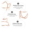Beavorty 9pcs Cat Ear Makeup Sponge Holders Elegant Hollow Design