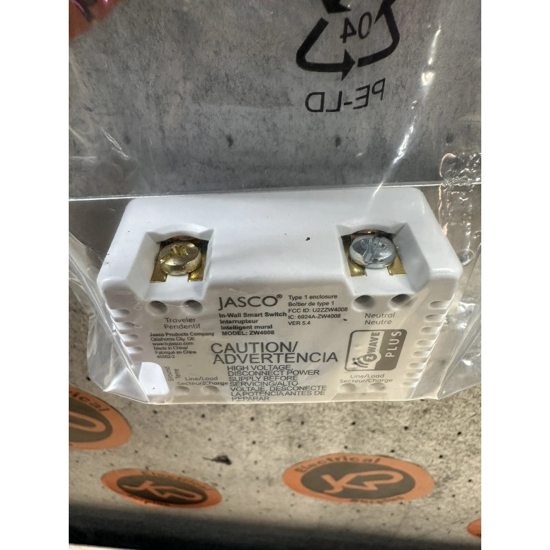 Jasco Smart Switch Wave Plus 46562 Interrupter Intelligent White Or