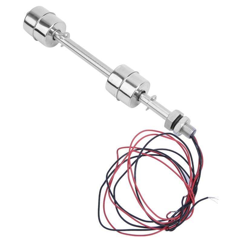 Water Level Sensor, 12V Ball Float Switch, Double Ball Stainless