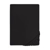 Biberna 77144/001/040 Jersey stretch fitted sheet, black, 90 x 190
