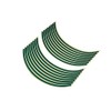 Bike Parts Center 901815 Rim Sticker 12" Green