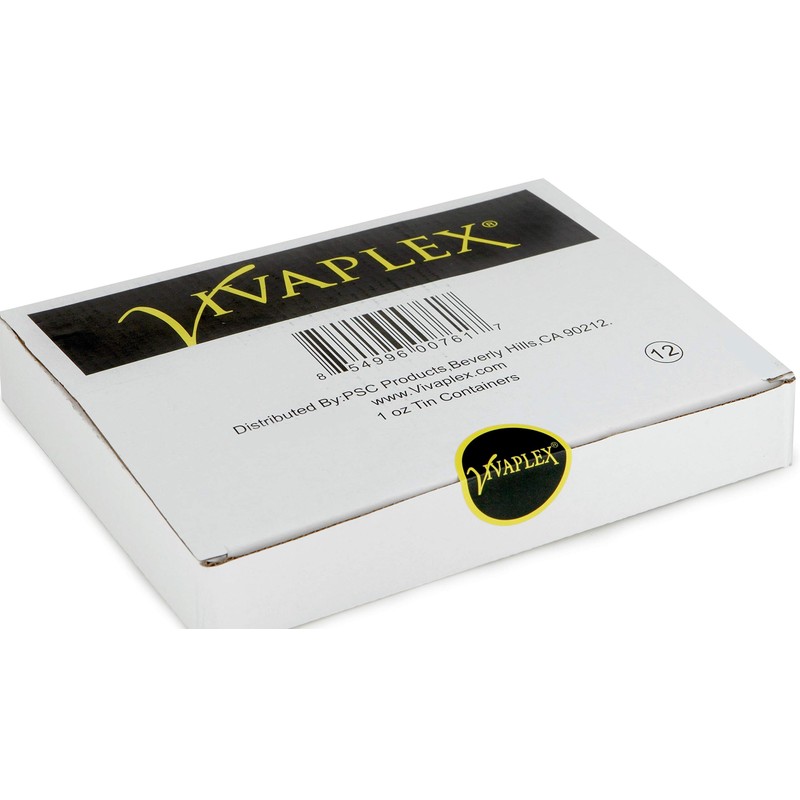 Vivaplex, 12, Aluminum, 1 oz Tin Jars with Lids