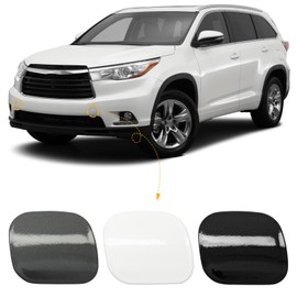 CZShiYue Car Front Bumper Tow Hook Cover Cap Towing Eye Fit for Toyota Highlander 2014 2015 2016 Trailer Cover 521200E927 521270E926 (Unpainted, Left Driver Side)
