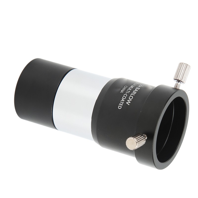 1.25 Inch 2X Barlow Mirror Optical Glass Magnification Barlow Lens