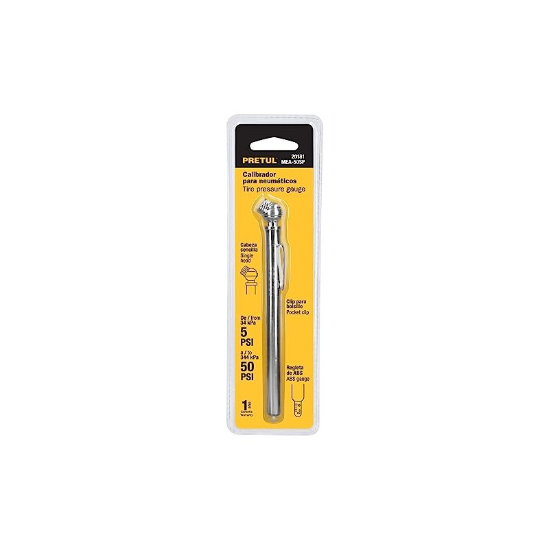 Pretul MEA-50SP, Calibrador de presión, cabeza sencilla, 14 cm