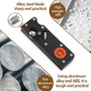 Chamfer Plane Adjustable Woodworking Hand Planer with 6 Cutter Head