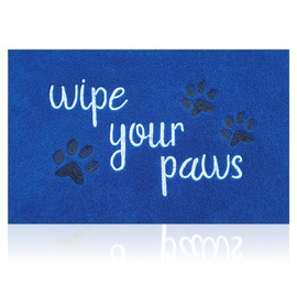 HLFMVWE Outside Door Mats for Home Entrance Funny Mats Wipe Your Paws Mat Welcome Mat for Front Door with Non Slip Rubber Mat Dog Mat,45 x 70