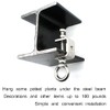 5Pcs C-Clamps;C Clamp Stainless Steel, Beam Clamp.Comes with Stainless Steel