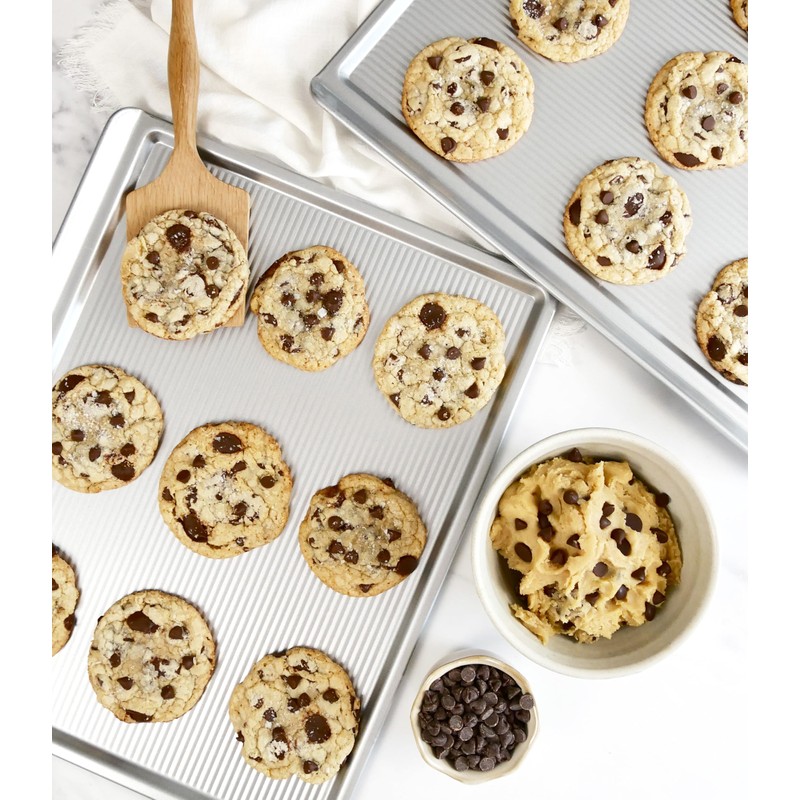 USA Pan Bakeware Cookie Sheet, Large, Warp Resistant Nonstick Baking