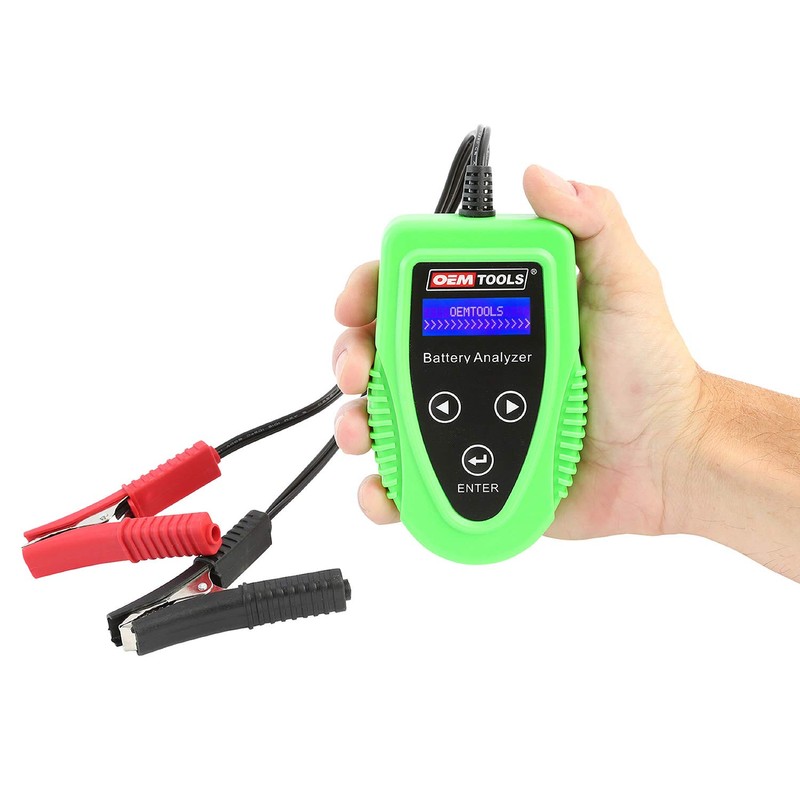 OEMTOOLS 24359 Digital Car Battery Tester, 12V Battery Diagnostic Tool,