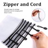 Pack of 5 Document Bags, A5 Document Bag with Zip,