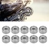 10Pcs Ball Bearing Stainless Steel Mute Rolling Skateboard Wheel Drive