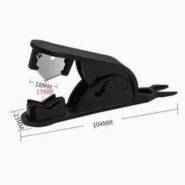 TorSor 3 Pack PEFT Tube Cutter Silicone Hose Cutter Tool Scissor Teflon Tubing Cutters for Bowden Tube Soft Rubber Plastic PVC PU PPR PEX Nylon Polyethylene PE UP to 3/4 Inch OD Pipe Lines