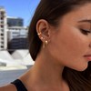 Gold Earring Set - Women's Trendy Gold Hoop & Clip-on