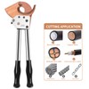 BETOOLL Heavy Duty Aluminum Copper Ratchet Cable Cutters up to