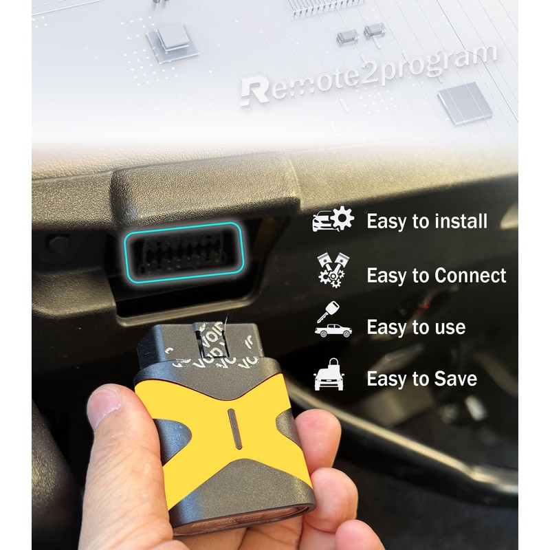 Remote2program Smart Car Key Self Programmable Keyless Entry Replacement for