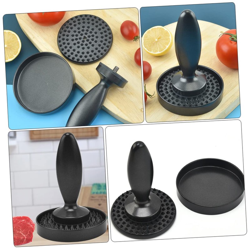 Levemolo Stainless Steel Meat Press Patty Maker Durable Kitchen Tool