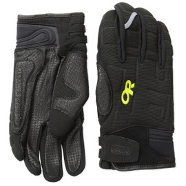Outdoor Research Alibi II Guantes, Negro/Citronela, Grande