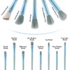 Boobeen 13pcs Travel Makeup Brush Set, Fluffy Makeup Brushes for