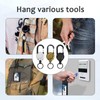 3 Pack Heavy Duty Retractable Keychain Retractable Lanyard with 60cm