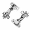 2 Pcs Slide-on 35mm Kitchen Cabinet Wardrobe Door Hinge,110 Degree