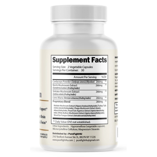 PUREFIGHT4U ProNervium Cognitive Support Formula For Focus & Memory Supplement,