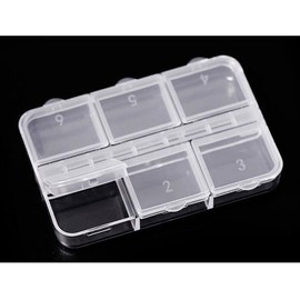 6-Compartment Parts Case, Stone Case, Accessory Case, Pill Box / 6칸 파츠케이스 스톤케이스 악세사리케이스 약통