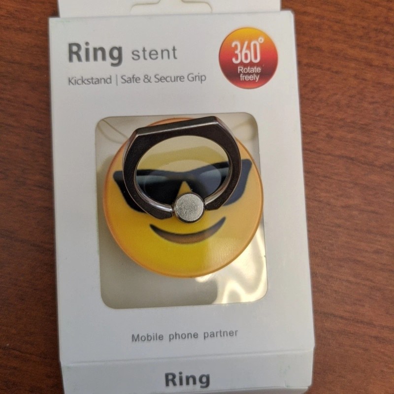 Ring Mobile phone finger Ring stent 360°swivels kickstand adhesive Sunglasses