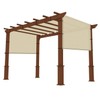 8' x 12' Pergola Shade Cover Replacement Canopy with Grommets
