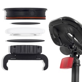 ANEELV AirTag Bike Mount - Hidden Waterproof Bike Seat Mount, Anti-Theft GPS Tracker Accessories for Mountain Bikes and Road Bikes