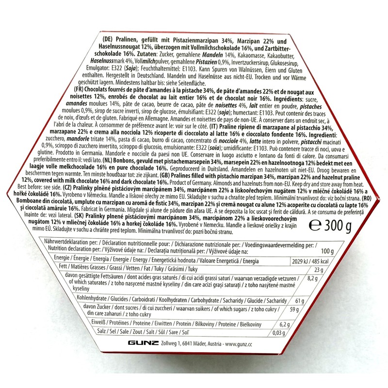 Mozart balls in 300g box from Ma?tre Truffout
