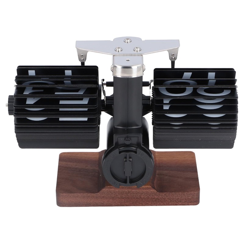 Flip Desk Clock, 24 Hours Mechanical Flip Clock, Retro Vintage