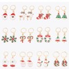 SUNNYCLUE 1 Box 12 Pairs of Christmas Earrings Set, French