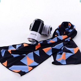 Sports Cool Towel Cooling Towel Ice Sweat Towel Golf Climbing pattern black