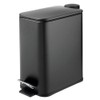 mDesign Slim Metal Rectangle 1.3 Gallon/5 Liter Trash Can with