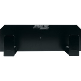 Extreme Max 5001.6142 Dual Helmet Hanger Aluminum Storage Rack Organizer for Enclosed Race Trailer, Shop, Garage, Storage - Black