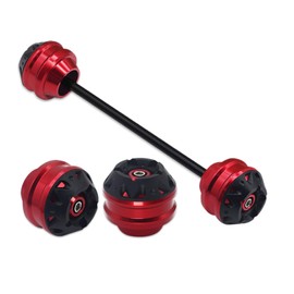 Motorcycle Rear Wheel Frame Protector Axle Slider Fit for Ninja400/650/1000 S1000RR MT-03 MT-10 YZF-R7 R7 CBR1000RR CBR650R RSV4 CRF1100L CBR650F GSX-S750 GSXS1000 Z400 Z650 CNC Rear Axle Sliders