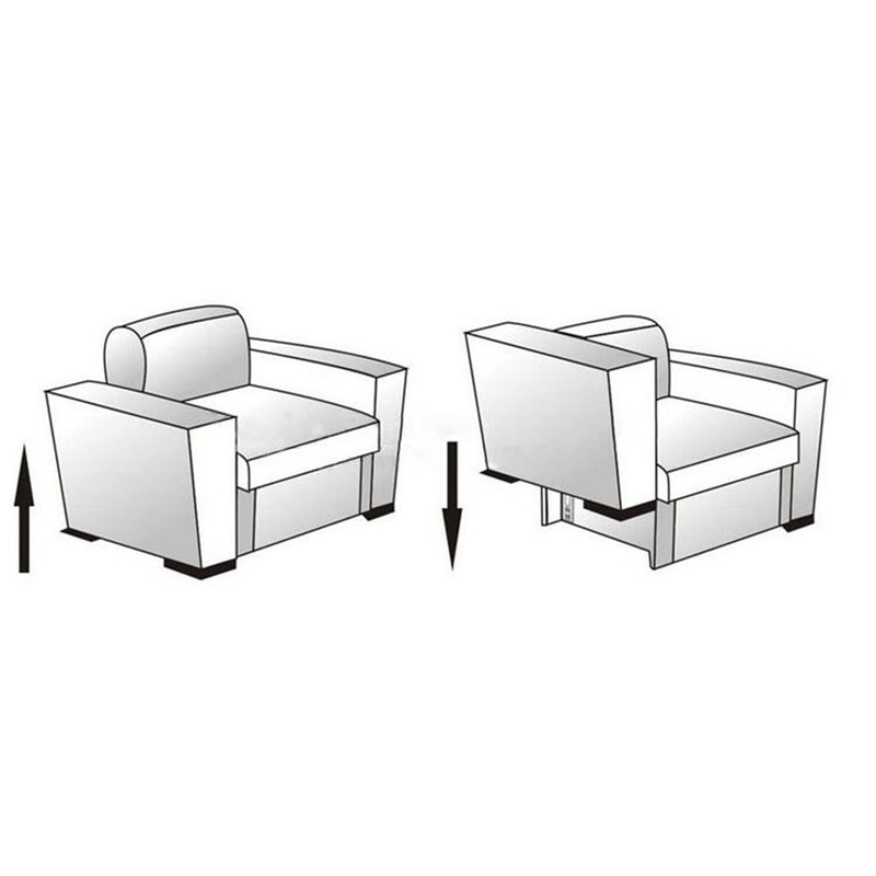 heyous 2 Sets 120x49mm Metal Silver Sectional Sofa Interlocking Connector