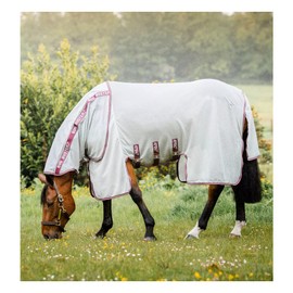 HORSEWARE Ireland Amigo Bug Buster Vamoose NFZ, Color: Silver/Burgundy, Size: 78 (AFRR3V-IQWQ-78)