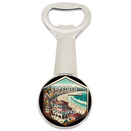 Capitola California Travel Destination Souvenir Magnetic Bottle Opener